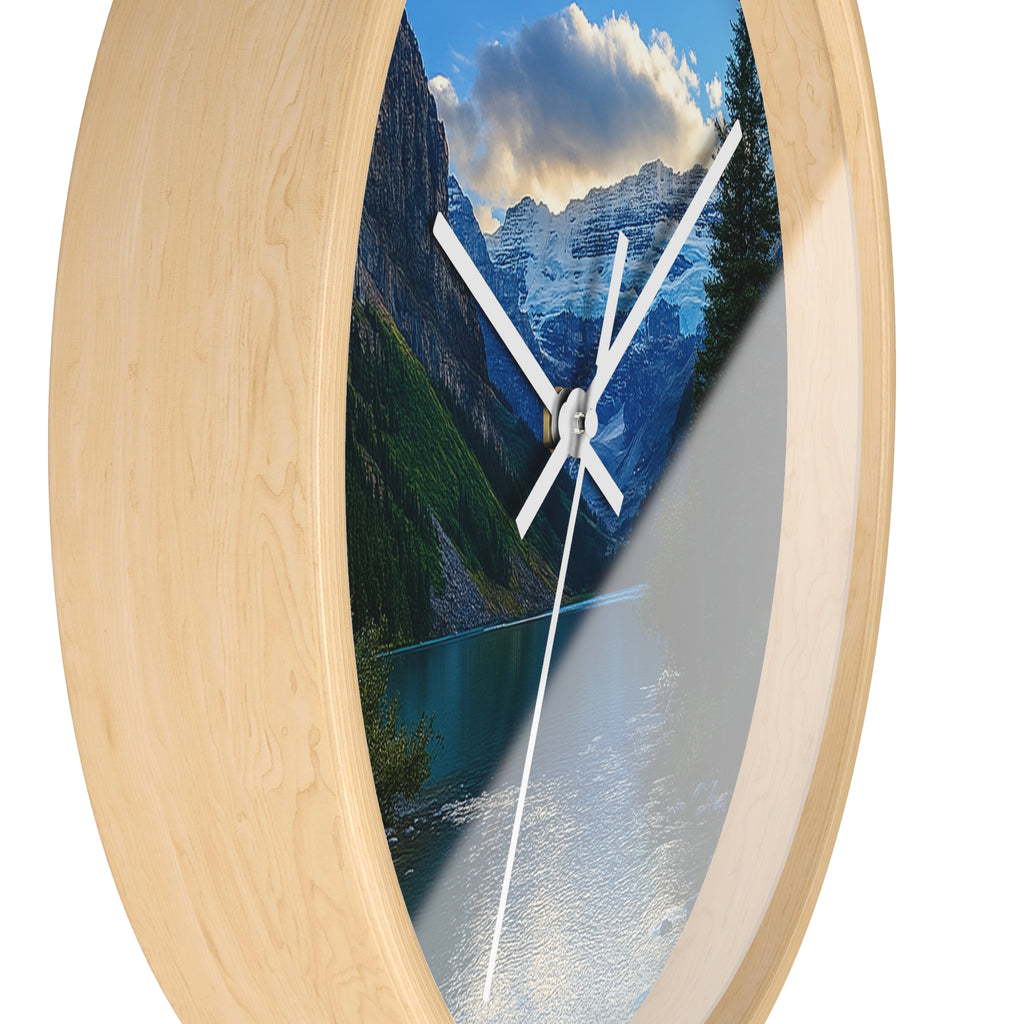 "Glacial Serenity" – Art Wall Clock