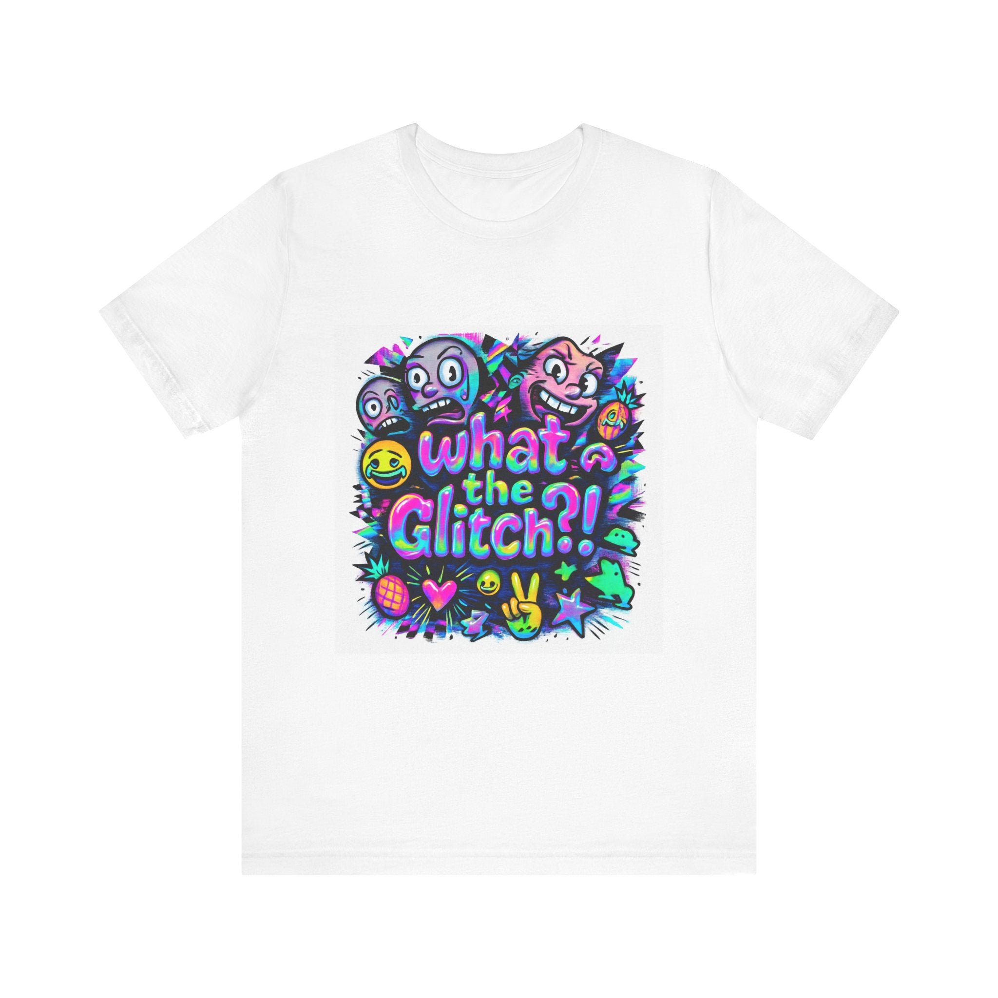 "What the Glitch" - Unisex Jersey Short Sleeve T-Shirt
