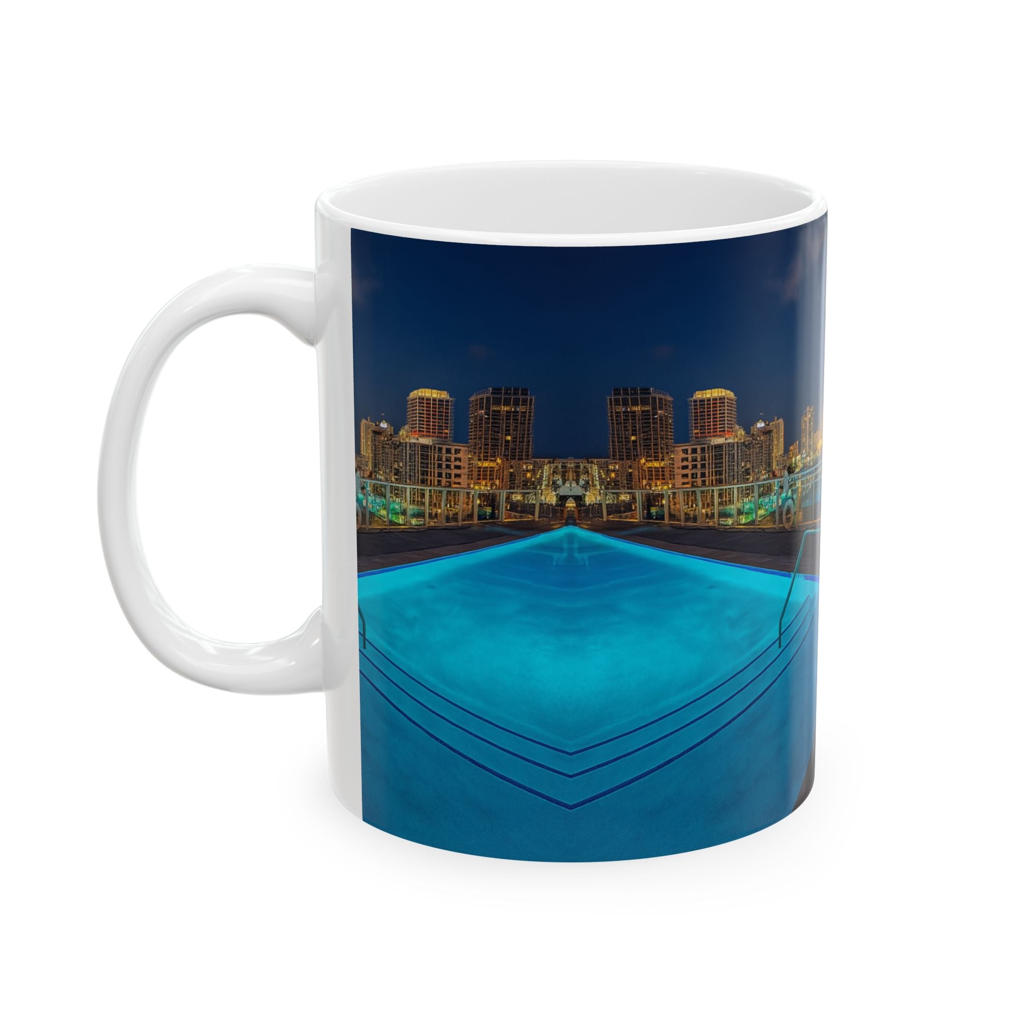 "Skyline Reflections" – Ceramic Mug