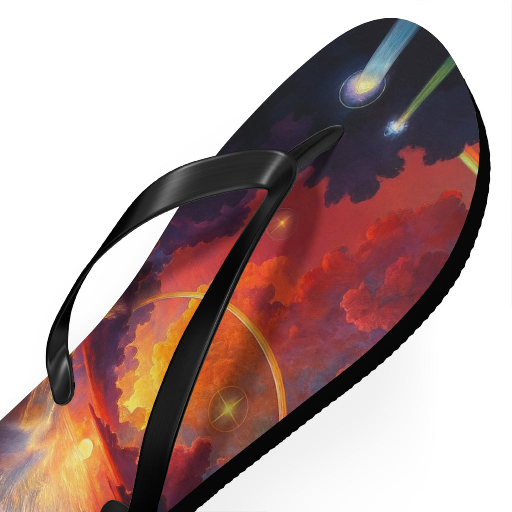 “Celestial Tides" – Premium Flip Flops