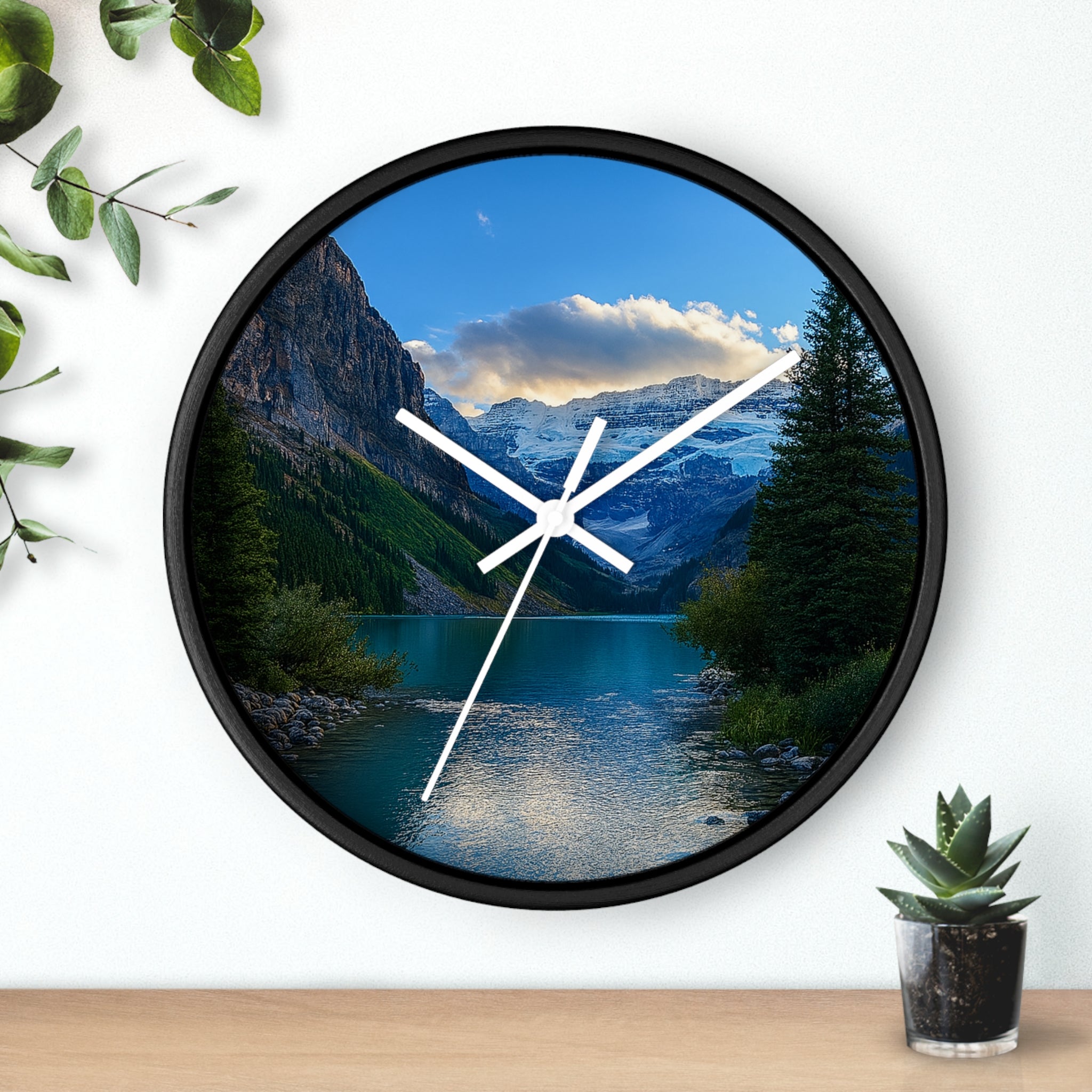 "Glacial Serenity" – Art Wall Clock