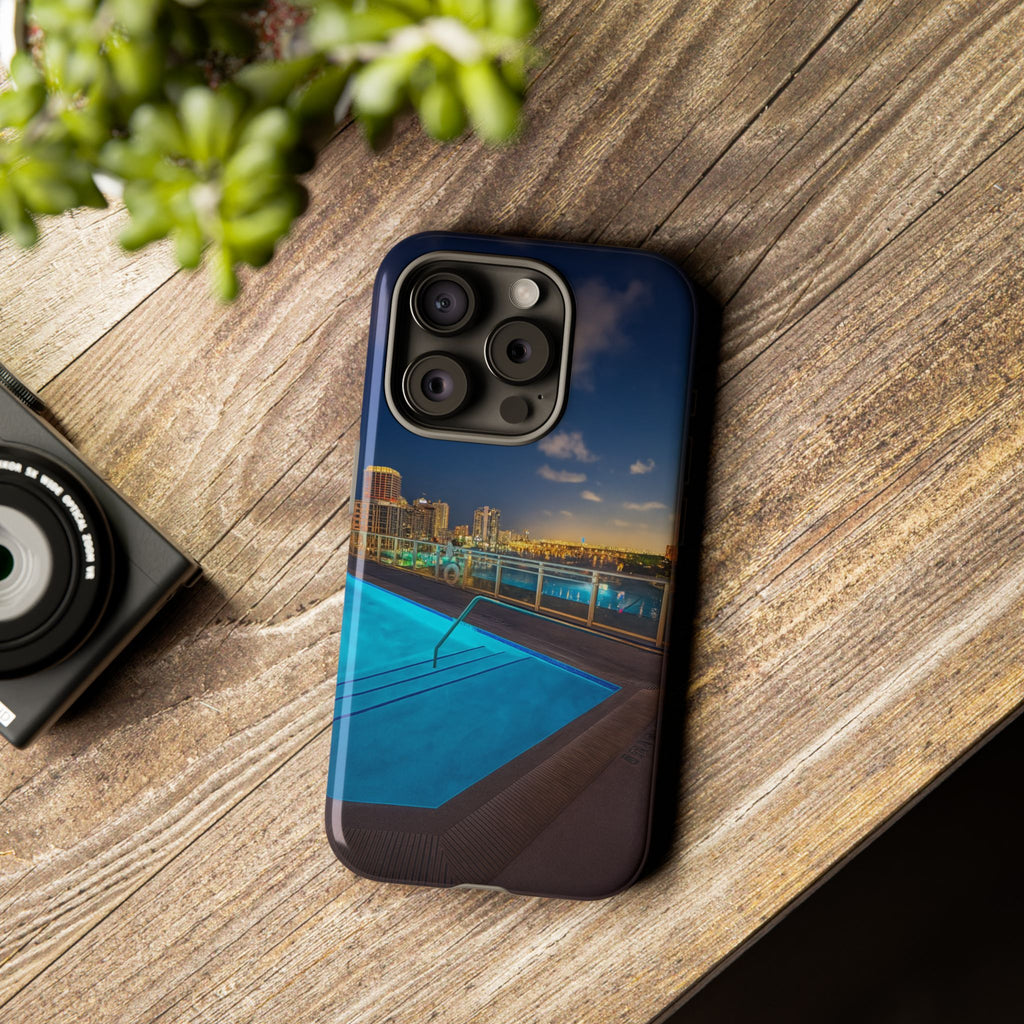"Skyline Reflections" – Printed Phone Case