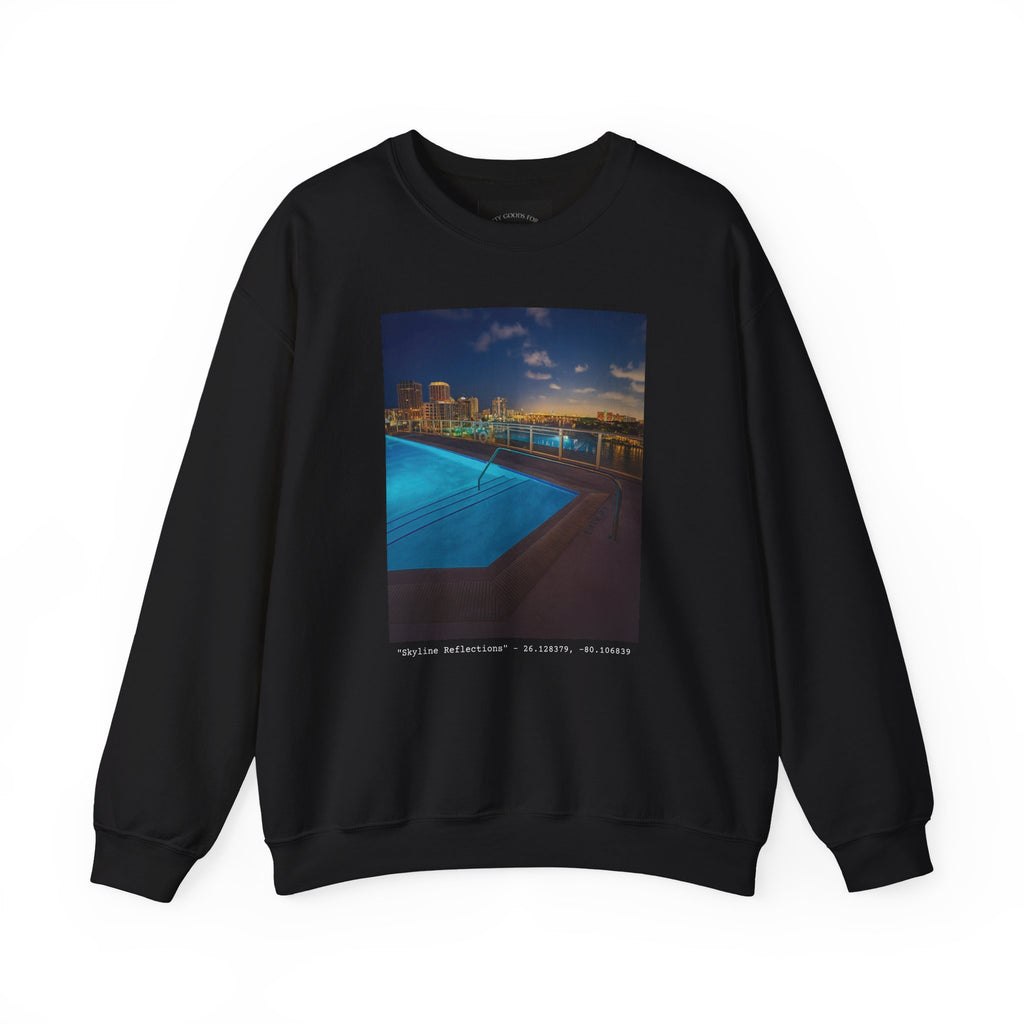 "Skyline Reflections" – Crewneck Sweatshirt