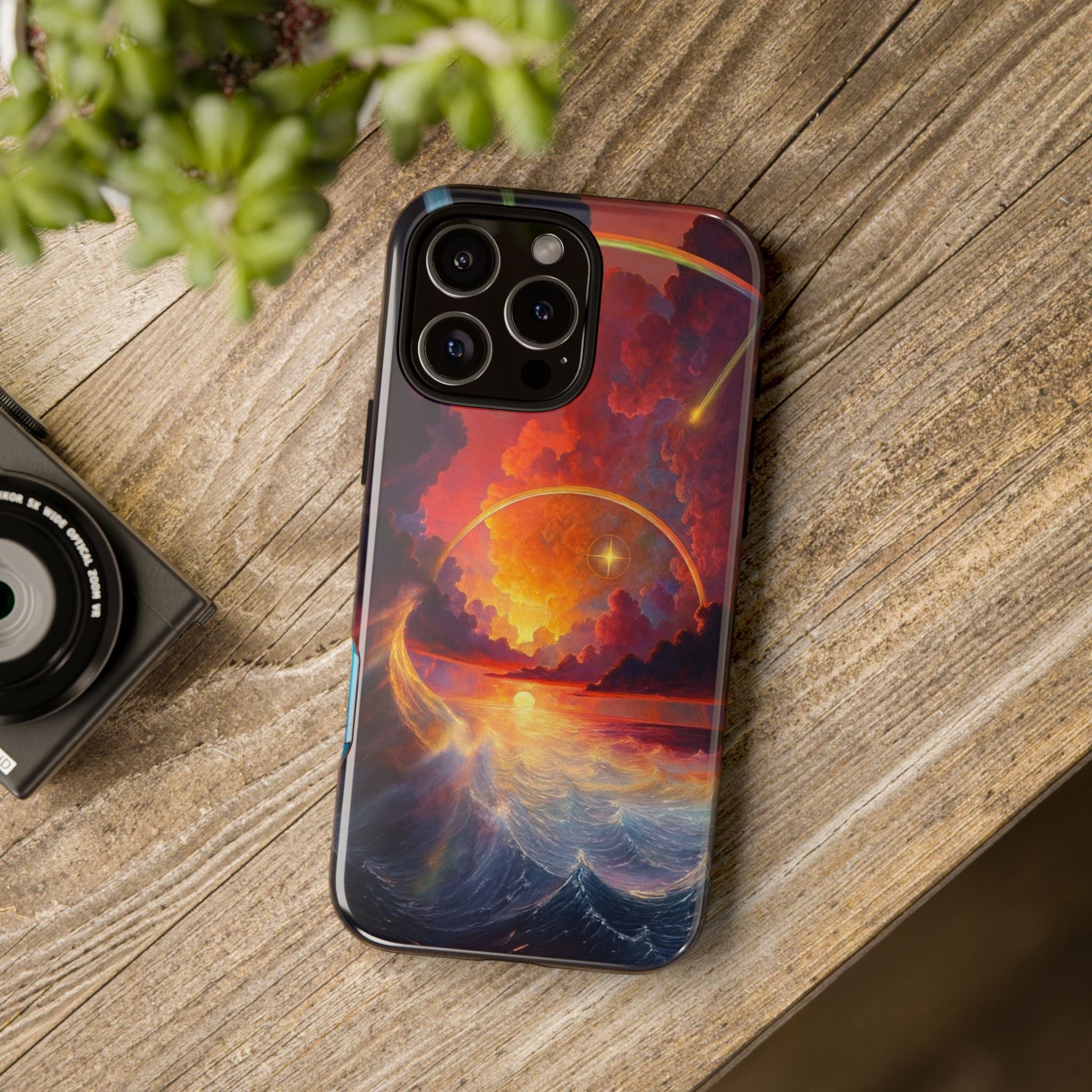 "Celestial Tides" – Printed Tough Phone Case