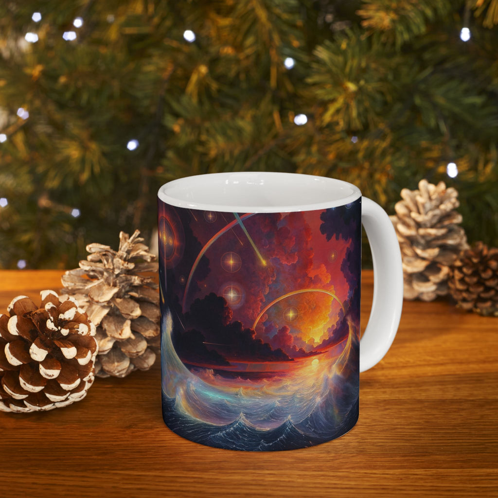 "Celestial Tides" – Ceramic Mug