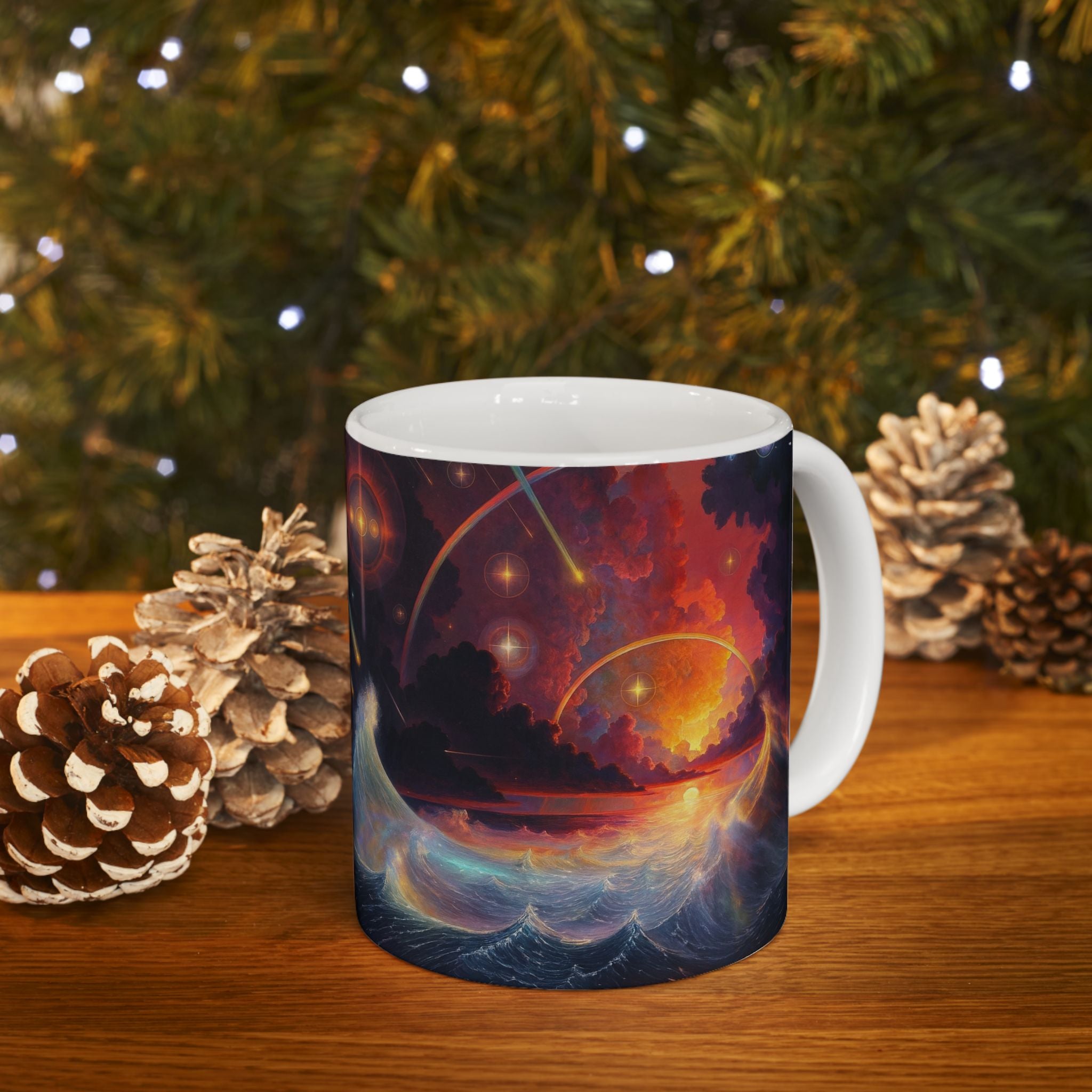 "Celestial Tides" – Ceramic Mug