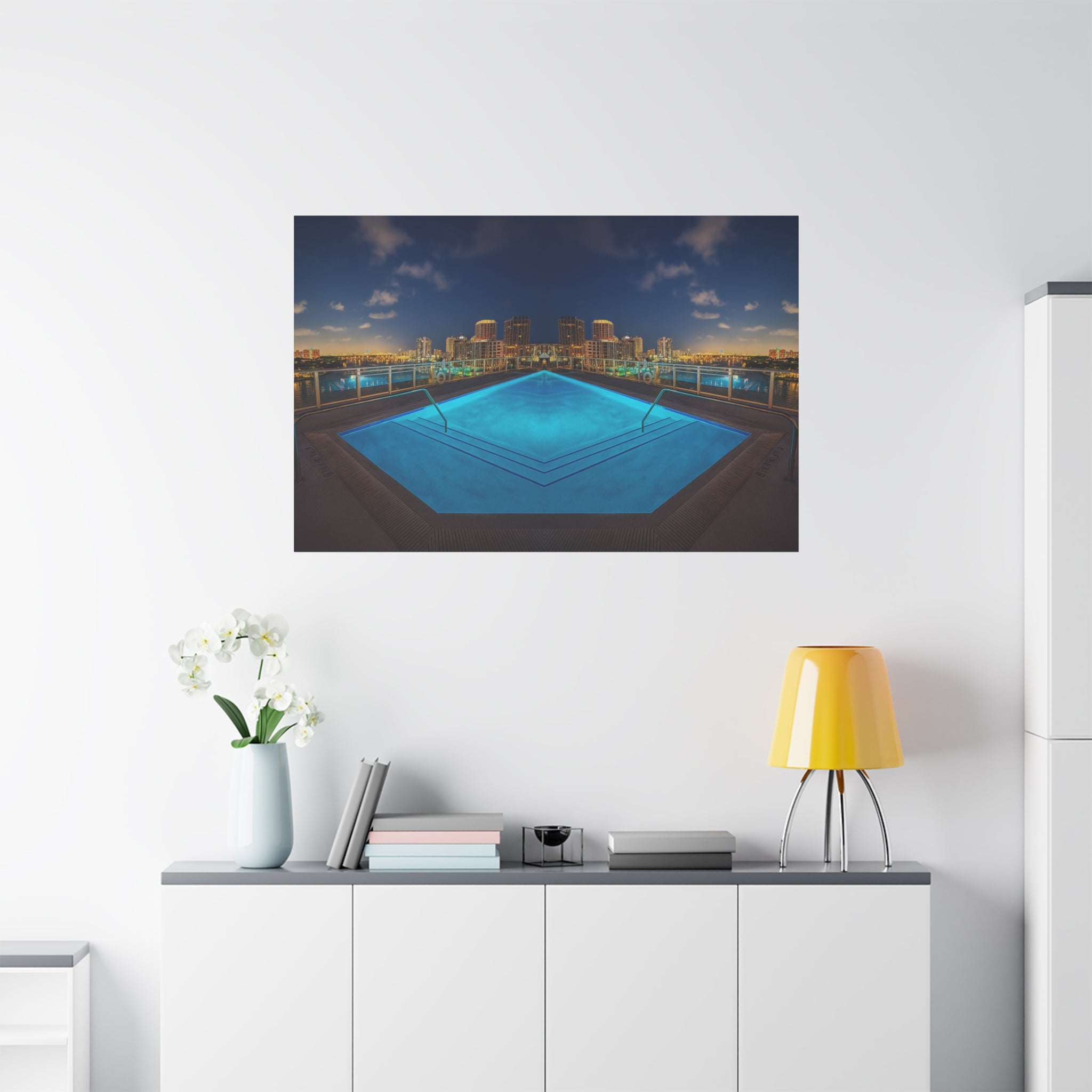 "Skyline Reflections" – Gallery Canvas Print