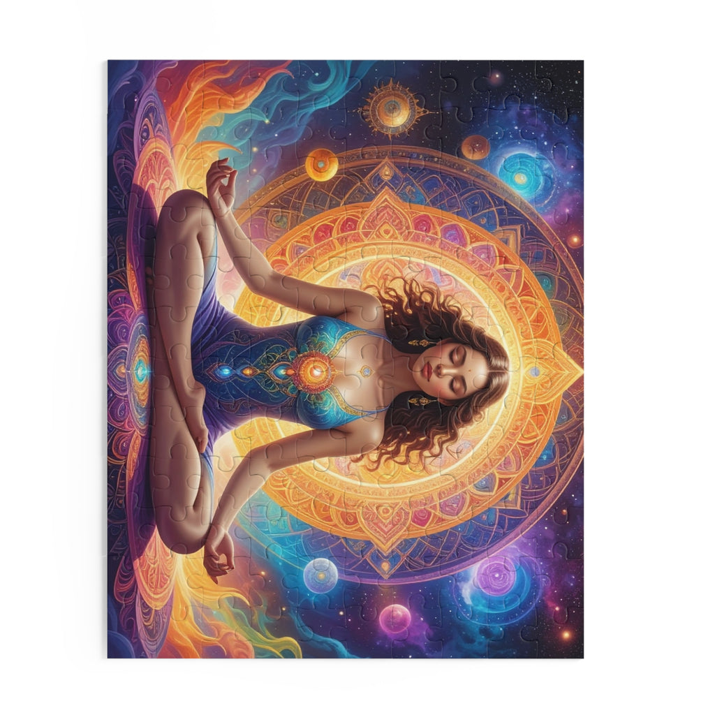 Celestial Meditation: Cosmic Spiritual Journey, Digital Mandala Fantasy Art -  L'Art Puzzle