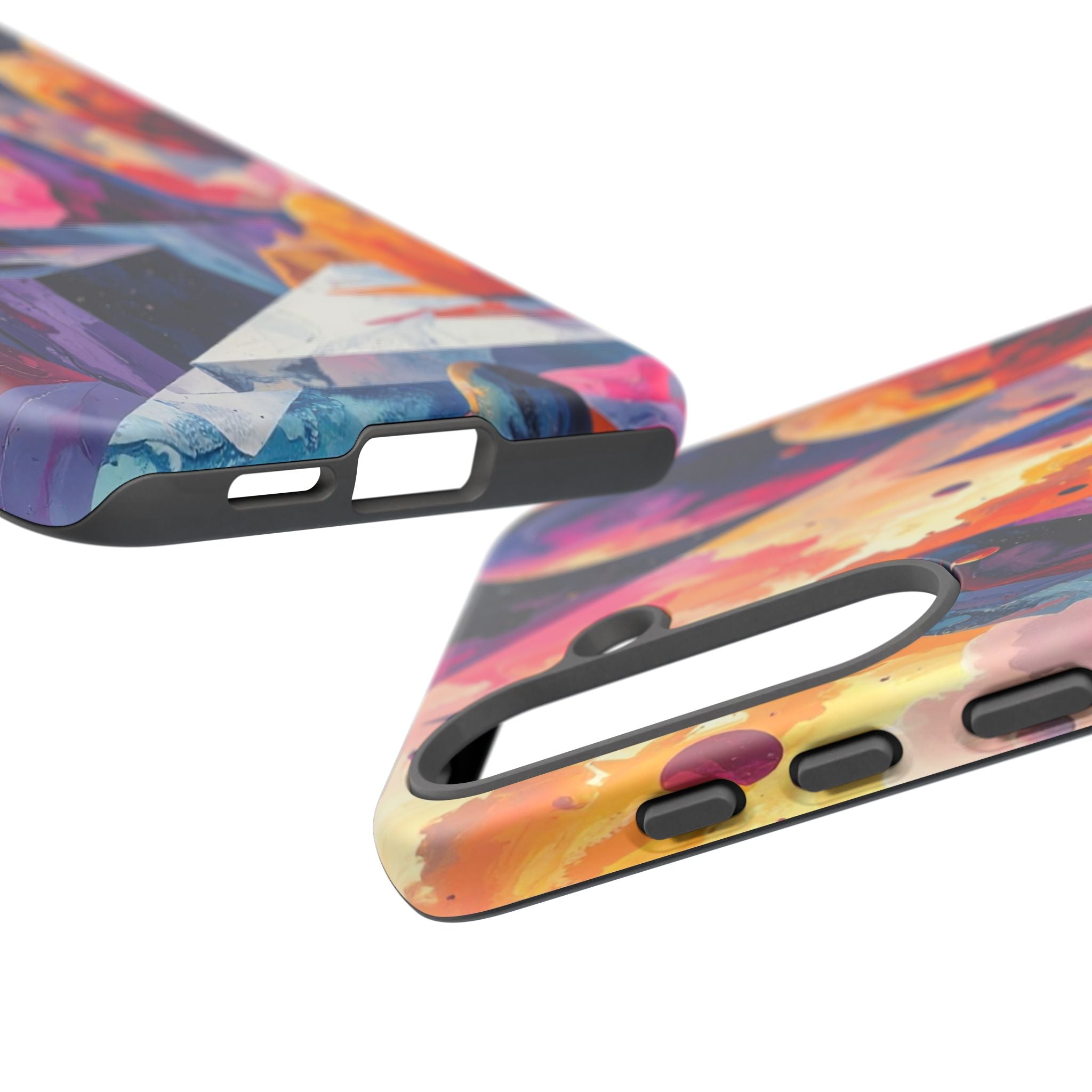 Cosmic Geometrica: Floating Spheres of Abstraction, Digital Dreamscape Dimensions - L’Art Suprême Phone Case