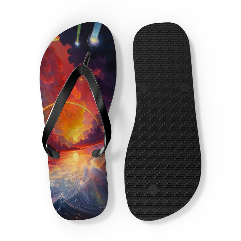 “Celestial Tides" – Premium Flip Flops