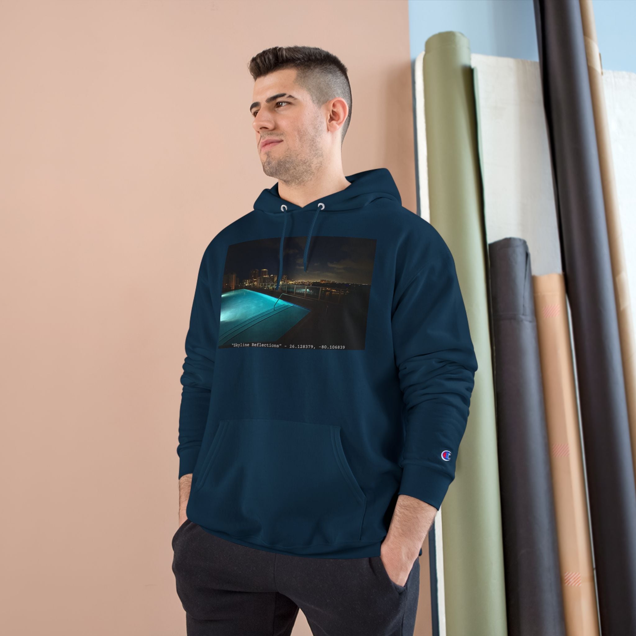 "Skyline Reflections" – Champion Edition Hoodie