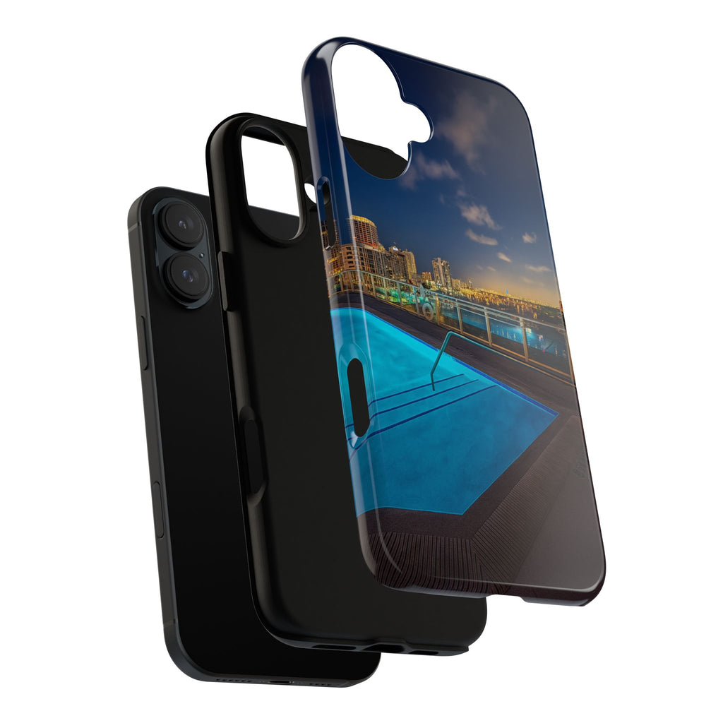 "Skyline Reflections" – Printed Phone Case