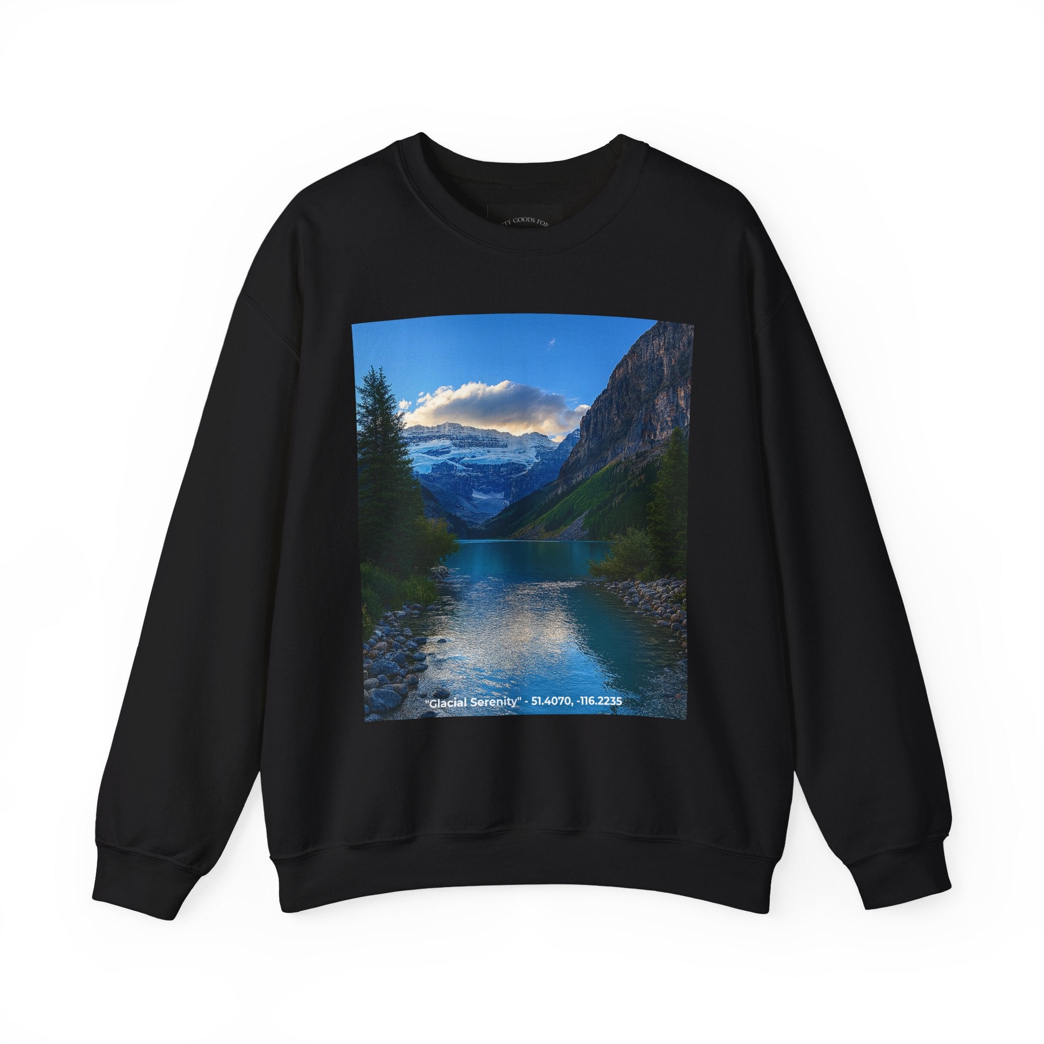 "Glacial Serenity" – Alpine Calm Crewneck