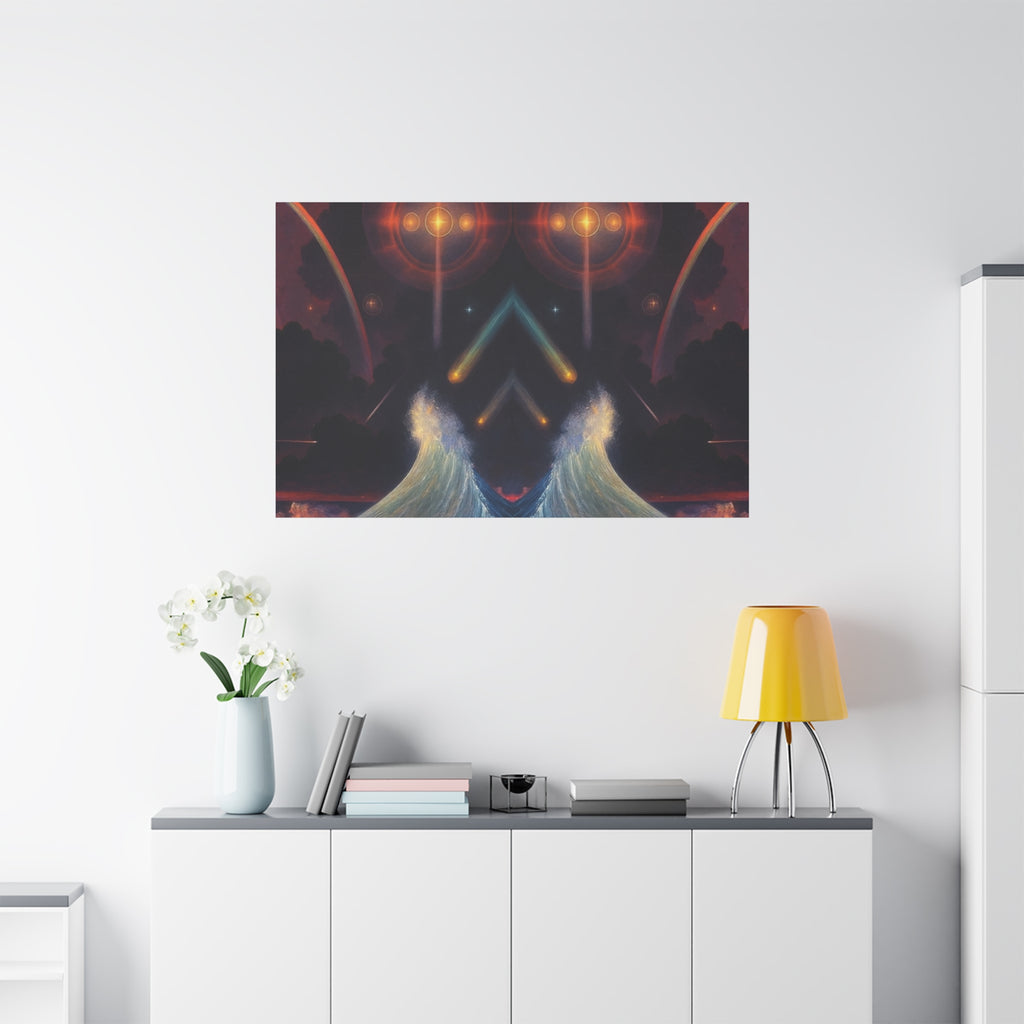 "Celestial Tides" – Gallery Canvas Print