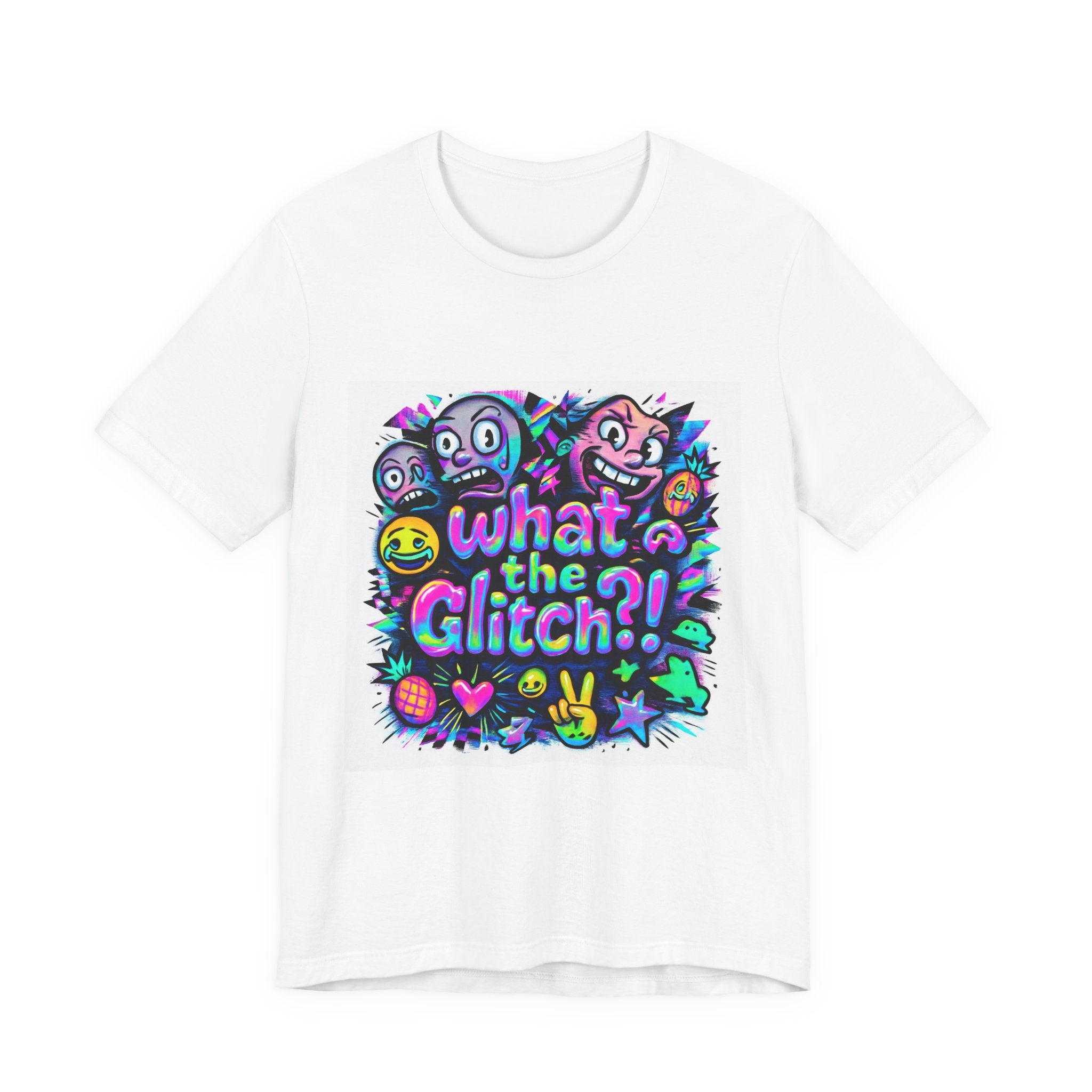 "What the Glitch" - Unisex Jersey Short Sleeve T-Shirt