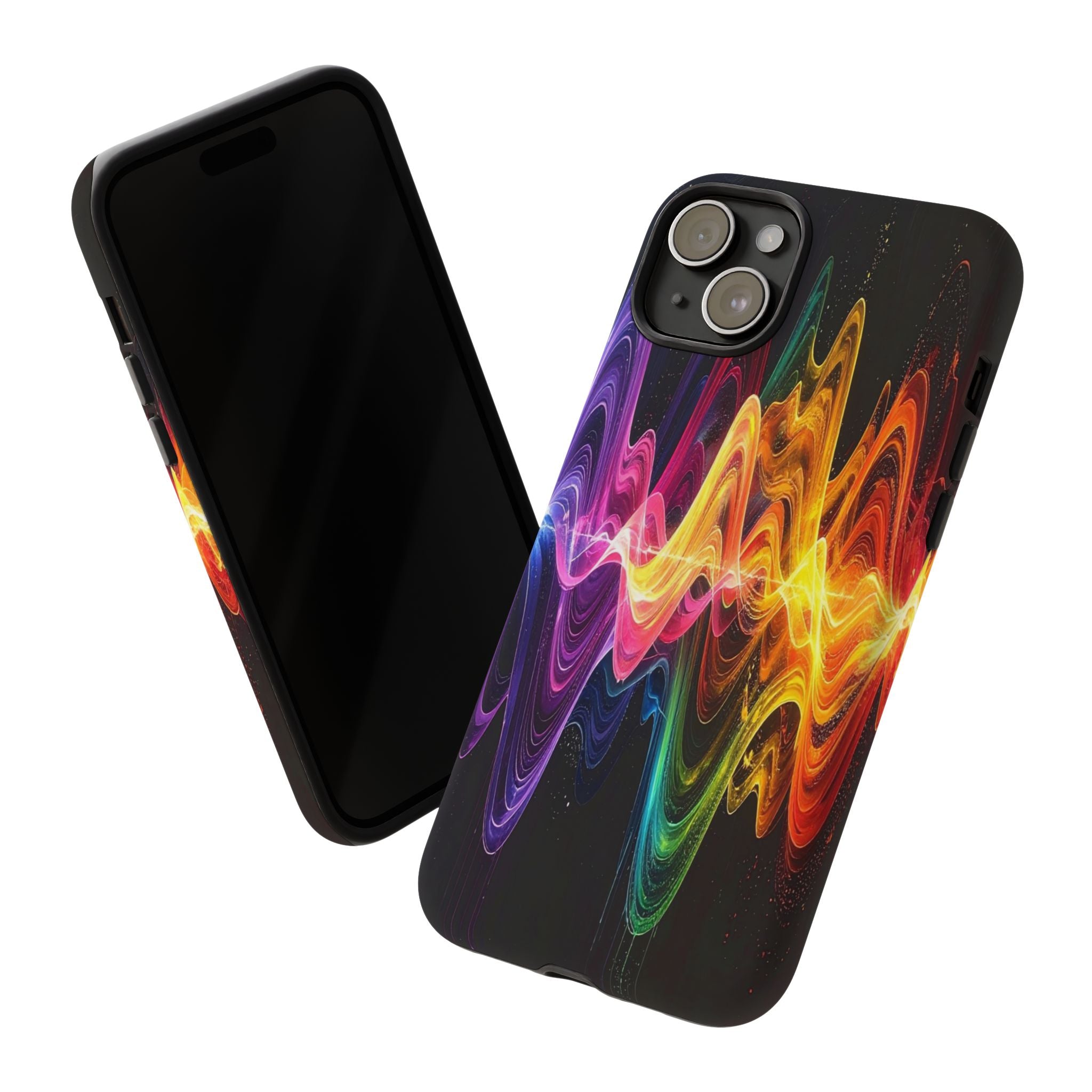 Resonant Spectrum: Digital Sound Wave Visualization, Chromatic Energy Flow - L’Art Suprême Phone Case