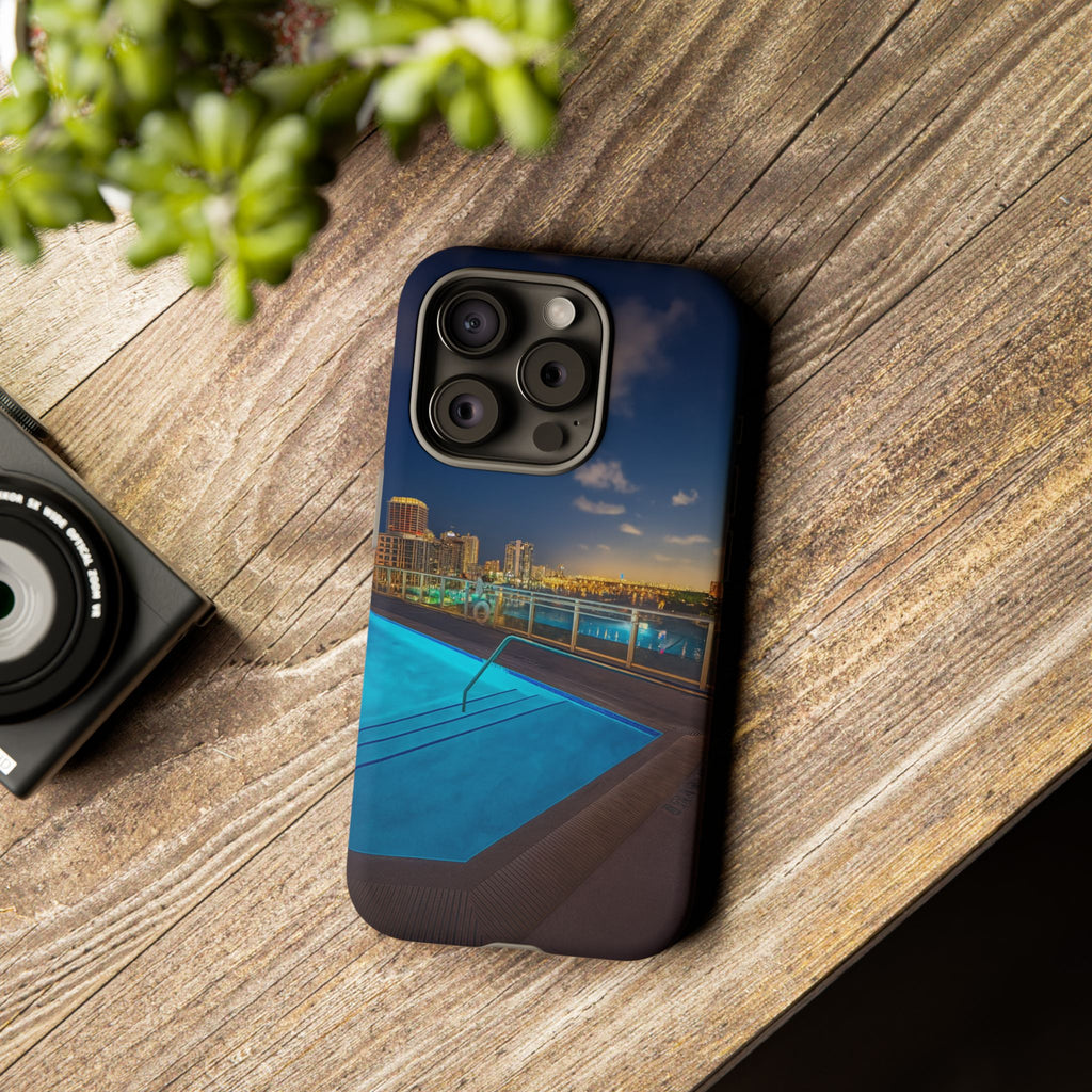 "Skyline Reflections" – Printed Phone Case