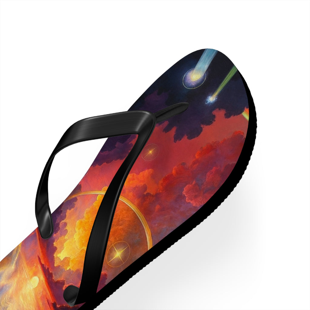 “Celestial Tides" – Premium Flip Flops
