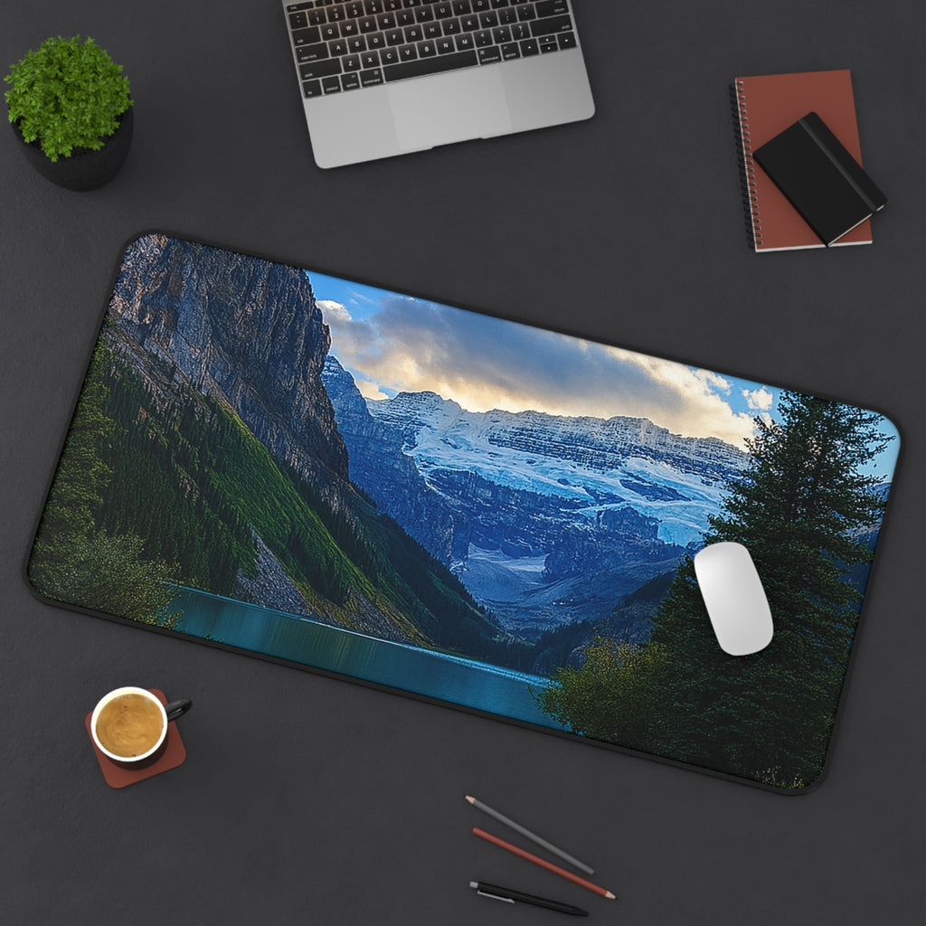 "Glacial Serenity" – Premium Desk Mat