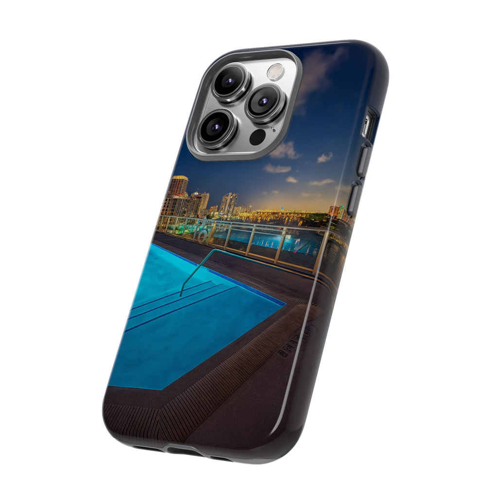 "Skyline Reflections" – Printed Phone Case