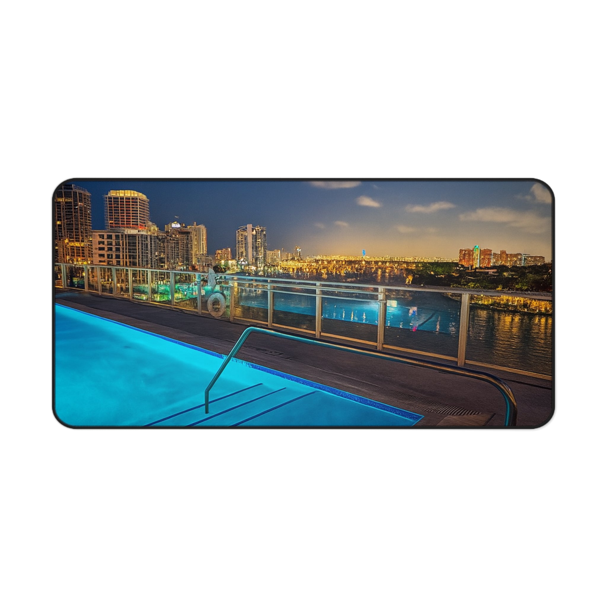 “Skyline Reflections" – Premium Desk Mat