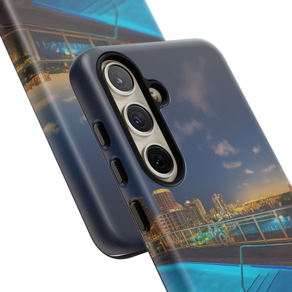 "Skyline Reflections" – Printed Phone Case