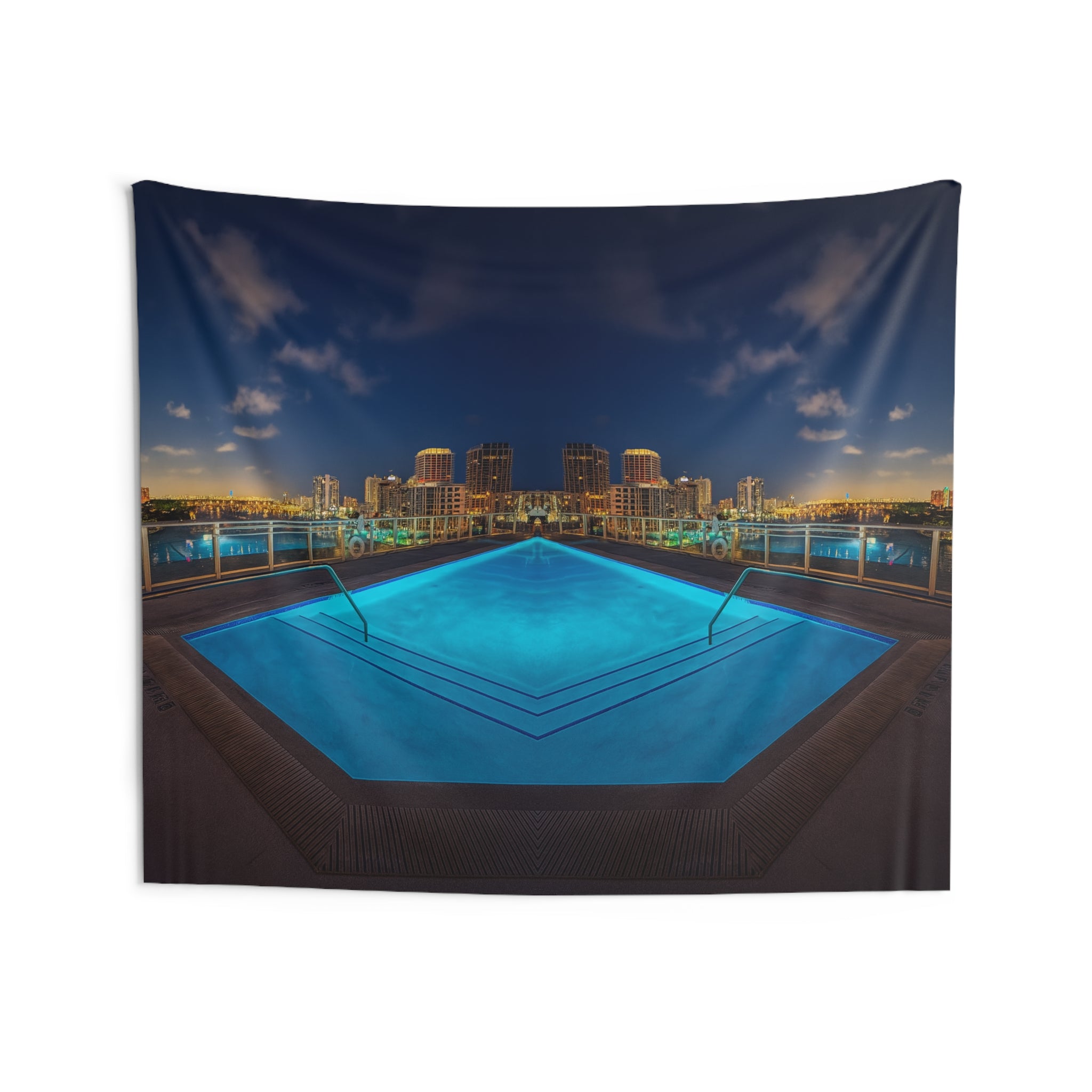 "Skyline Reflections" – Wall Tapestry
