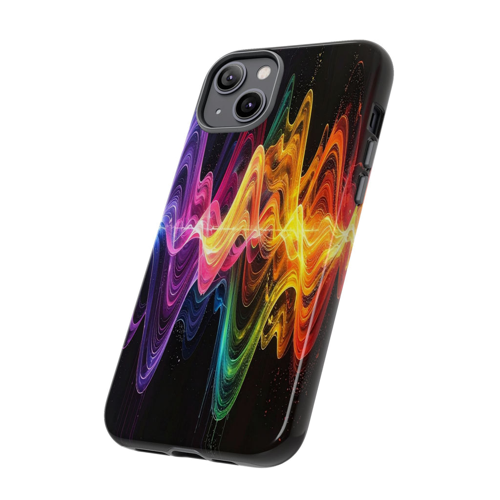 Resonant Spectrum: Digital Sound Wave Visualization, Chromatic Energy Flow - L’Art Suprême Phone Case