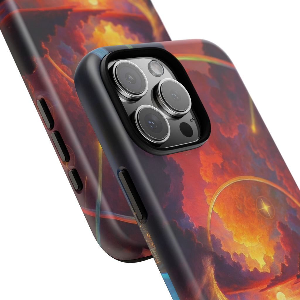 "Celestial Tides" – Printed Tough Phone Case