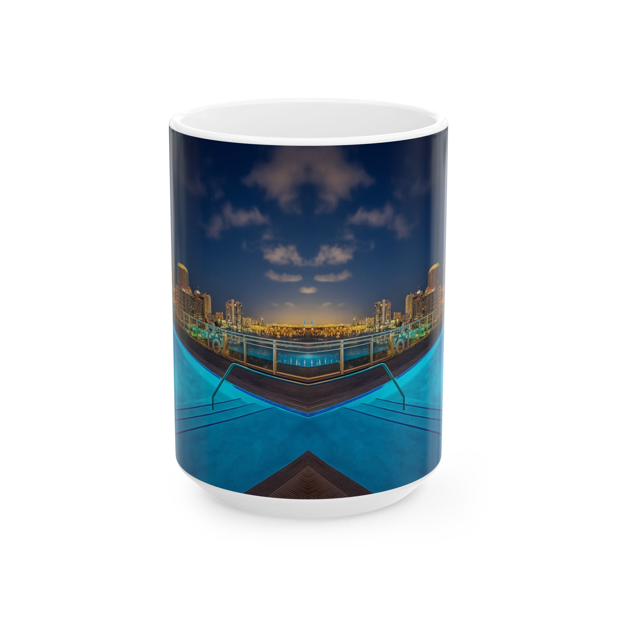"Skyline Reflections" – Ceramic Mug