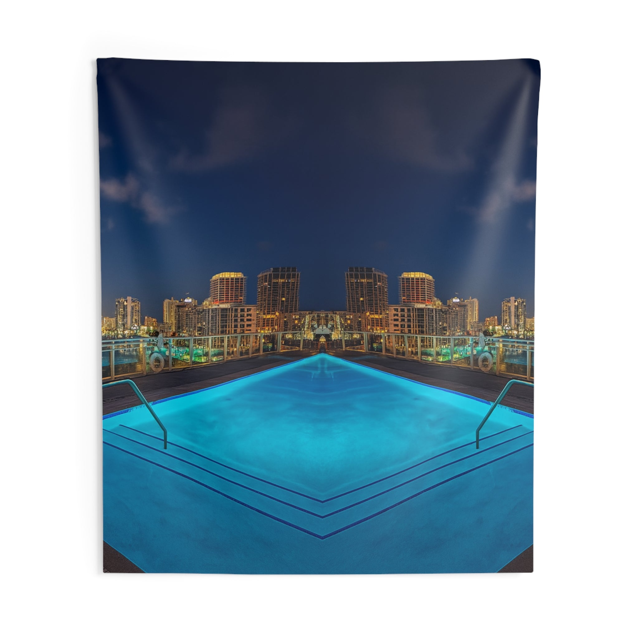 "Skyline Reflections" – Wall Tapestry