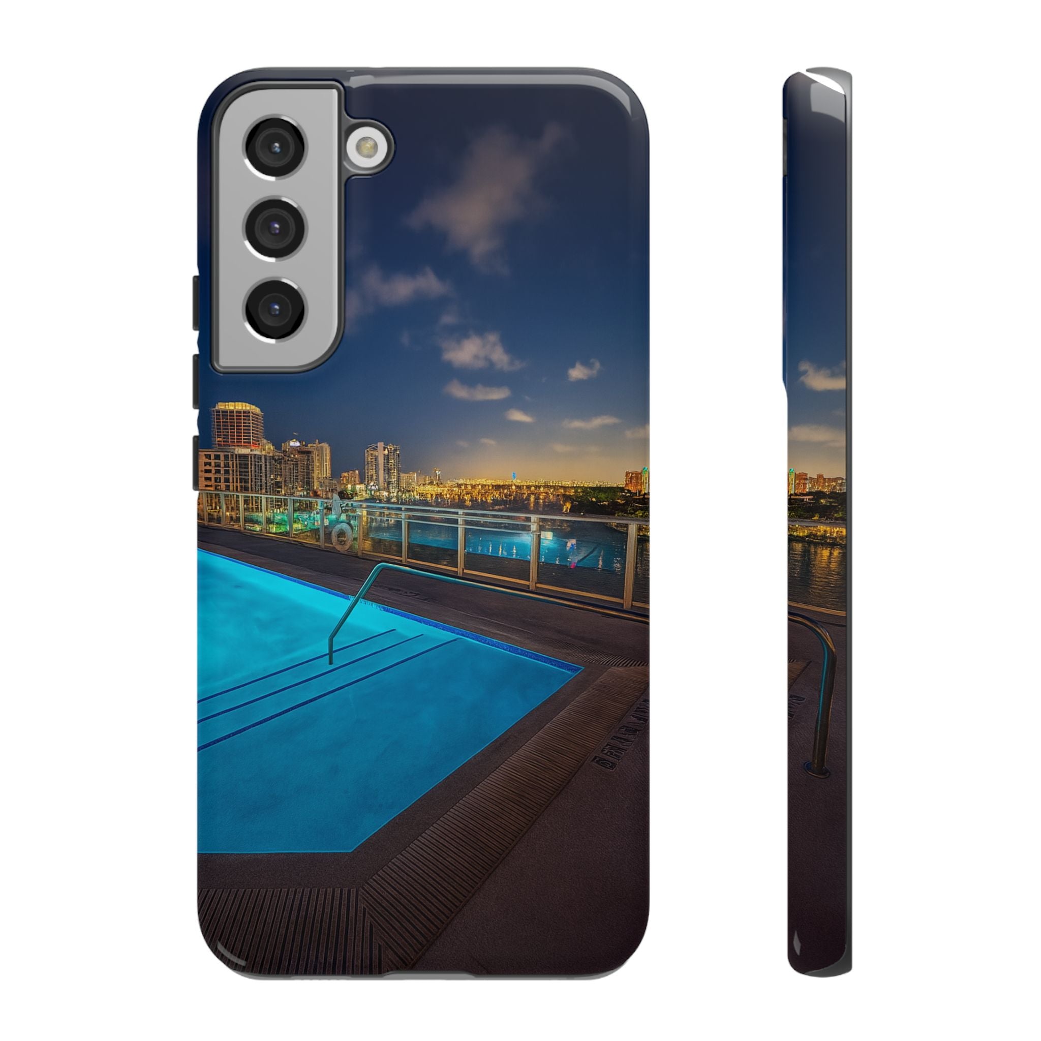 "Skyline Reflections" – Printed Phone Case