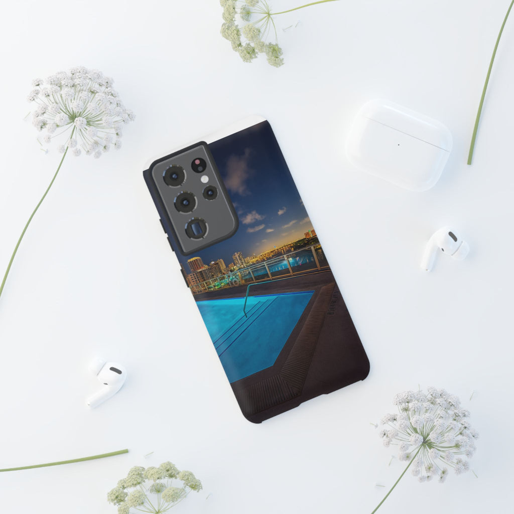 "Skyline Reflections" – Printed Phone Case