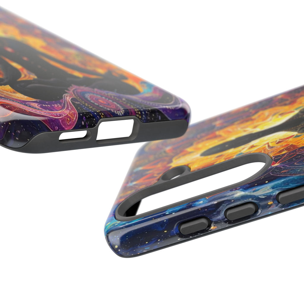 Cosmic Awakening: Spiritual Meditation Mandala, Chakra Energy Visualization - L’Art Suprême Phone Case