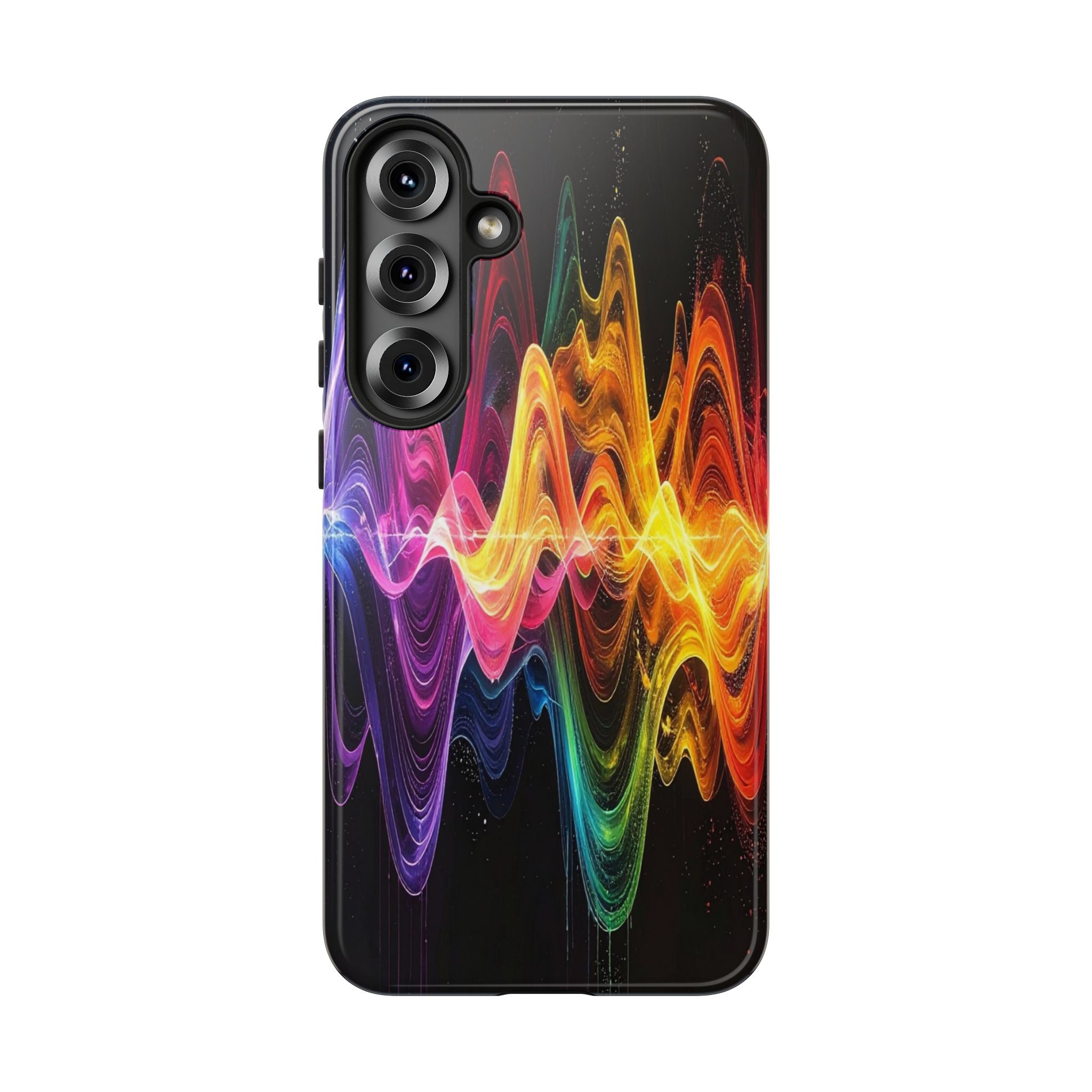 Resonant Spectrum: Digital Sound Wave Visualization, Chromatic Energy Flow - L’Art Suprême Phone Case