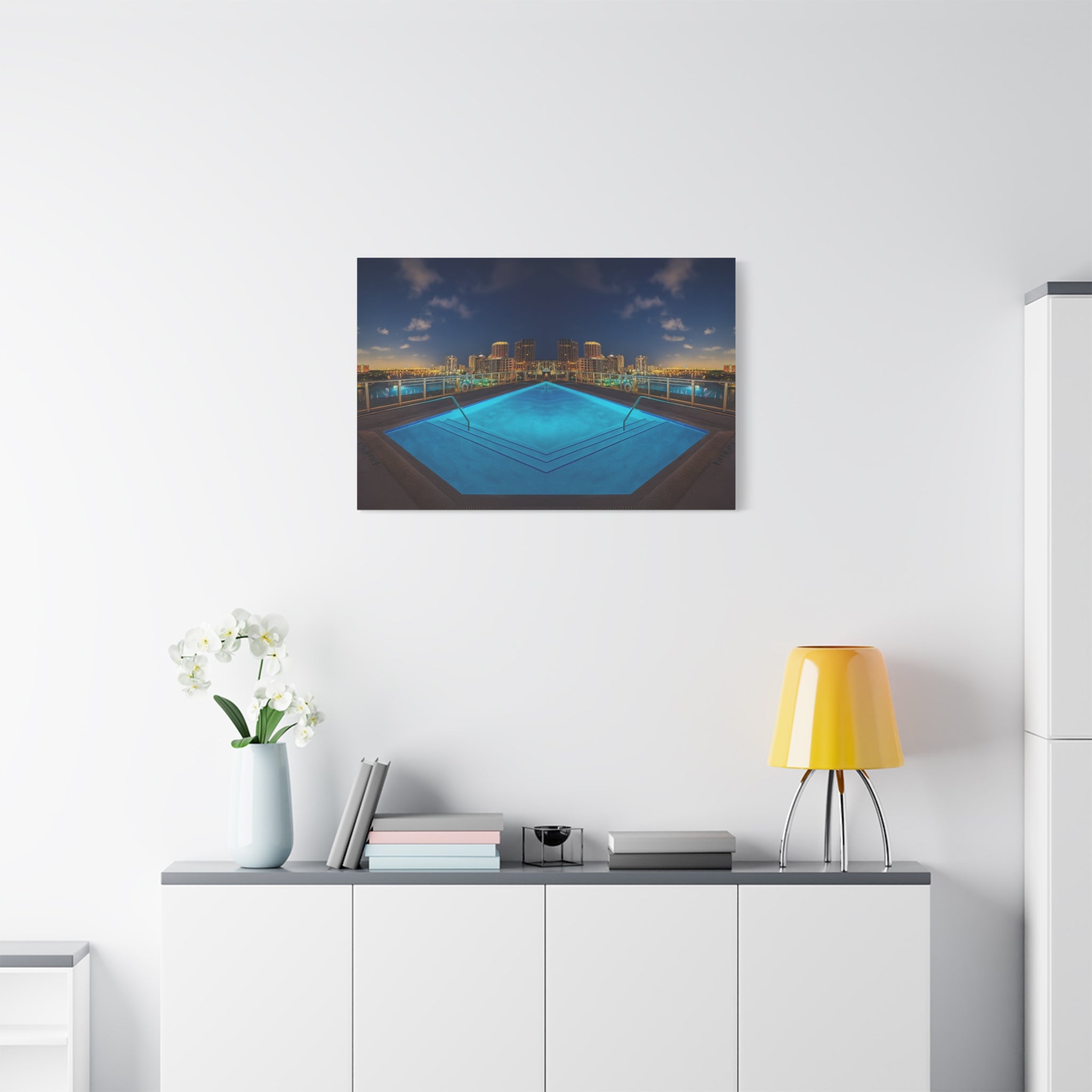 "Skyline Reflections" – Gallery Canvas Print