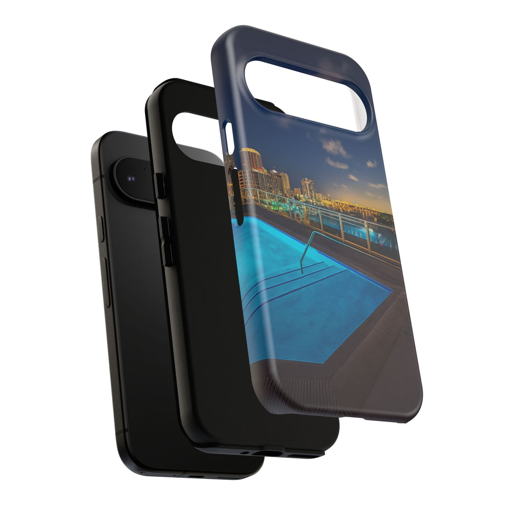 "Skyline Reflections" – Printed Phone Case