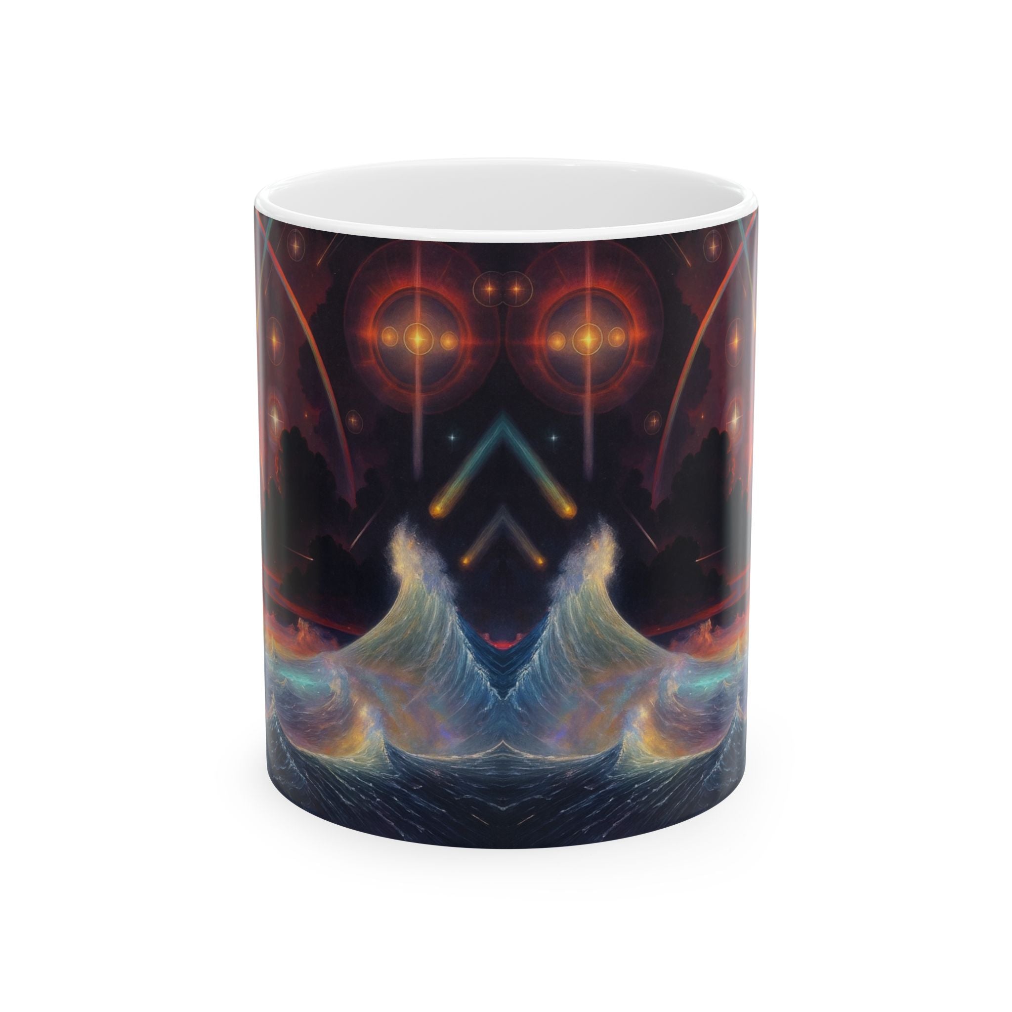 "Celestial Tides" – Ceramic Mug