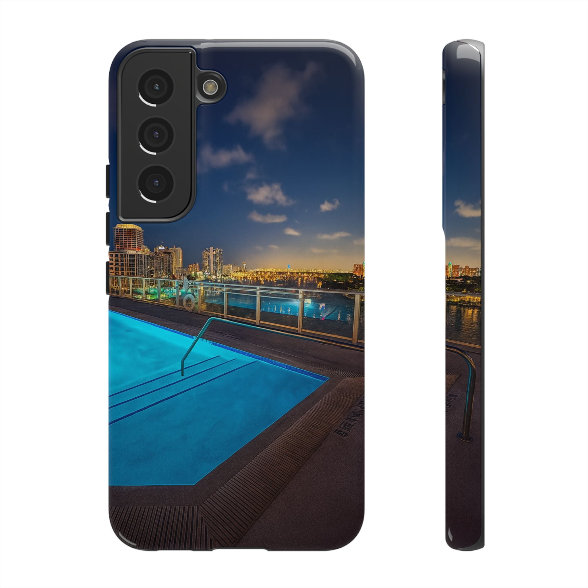 "Skyline Reflections" – Printed Phone Case