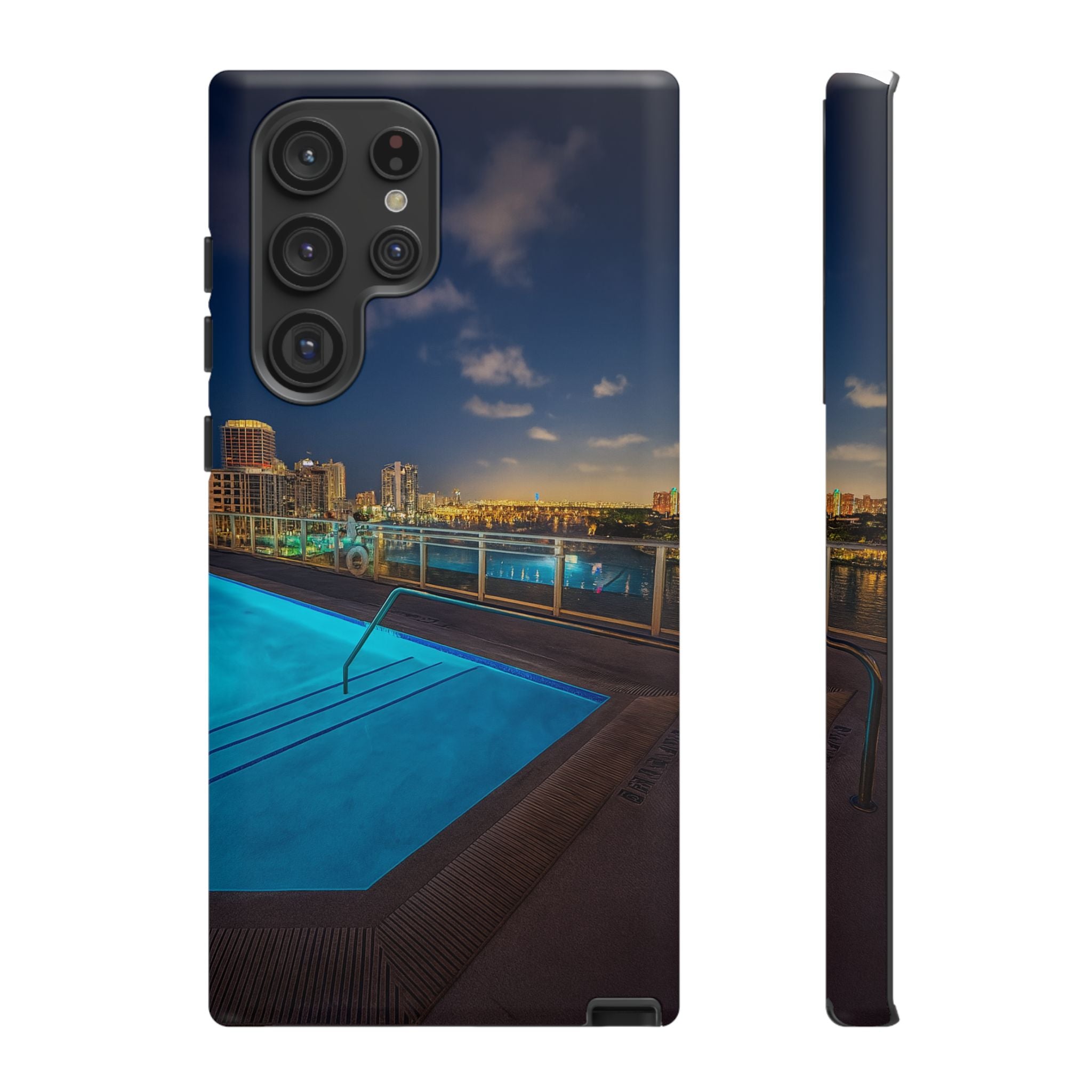 "Skyline Reflections" – Printed Phone Case