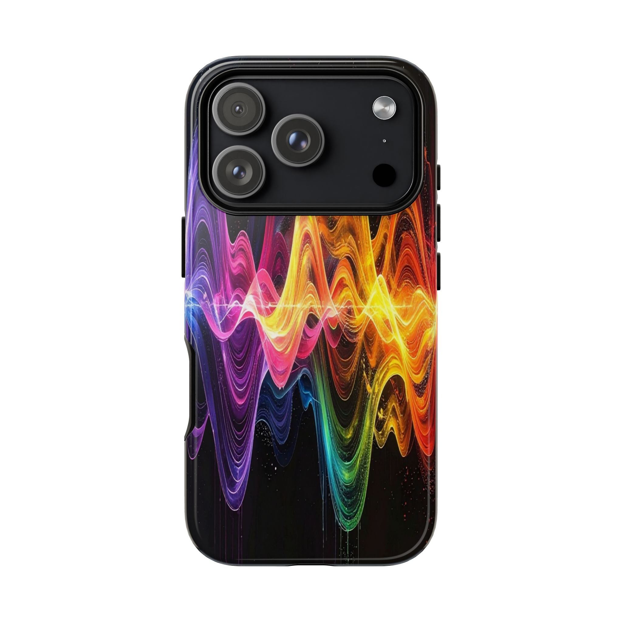 Resonant Spectrum: Digital Sound Wave Visualization, Chromatic Energy Flow - L’Art Suprême Phone Case