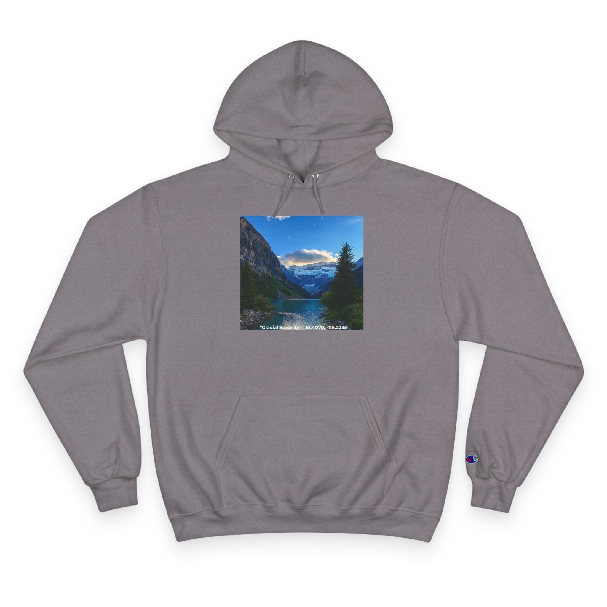 "Glacial Serenity" – Champion Hoodie