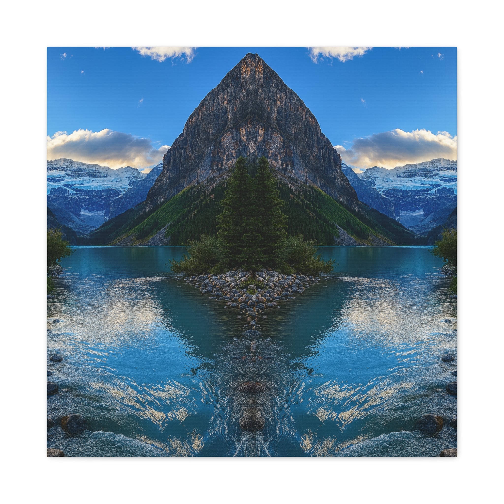 "Glacial Reflections" – Gallery Canvas Print