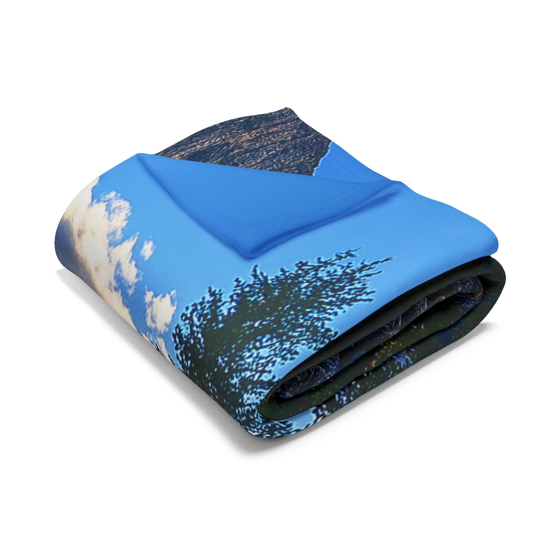 "Glacial Serenity" – Fleece Blanket