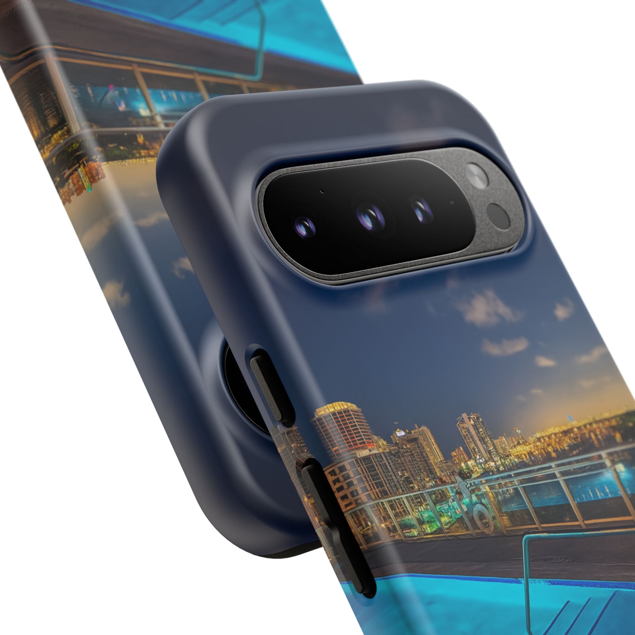 "Skyline Reflections" – Printed Phone Case