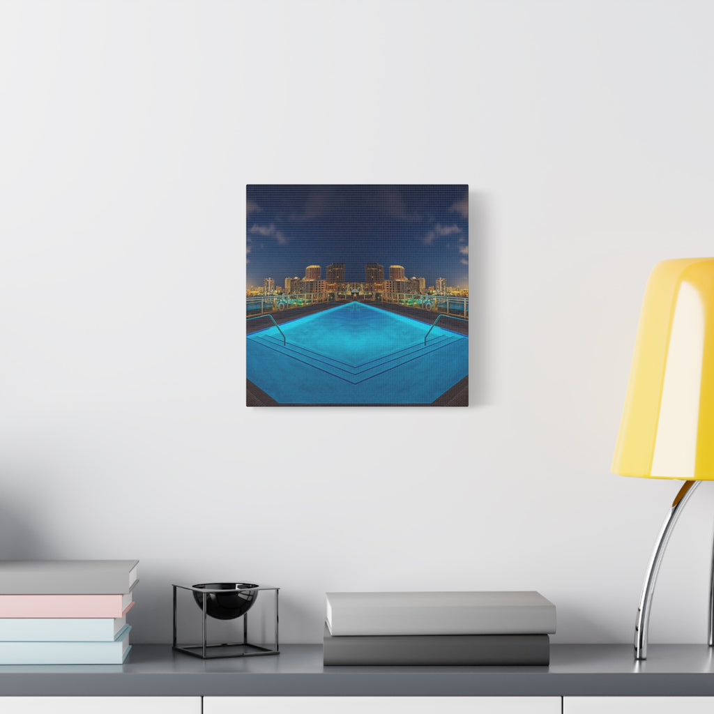 "Skyline Reflections" – Gallery Canvas Print