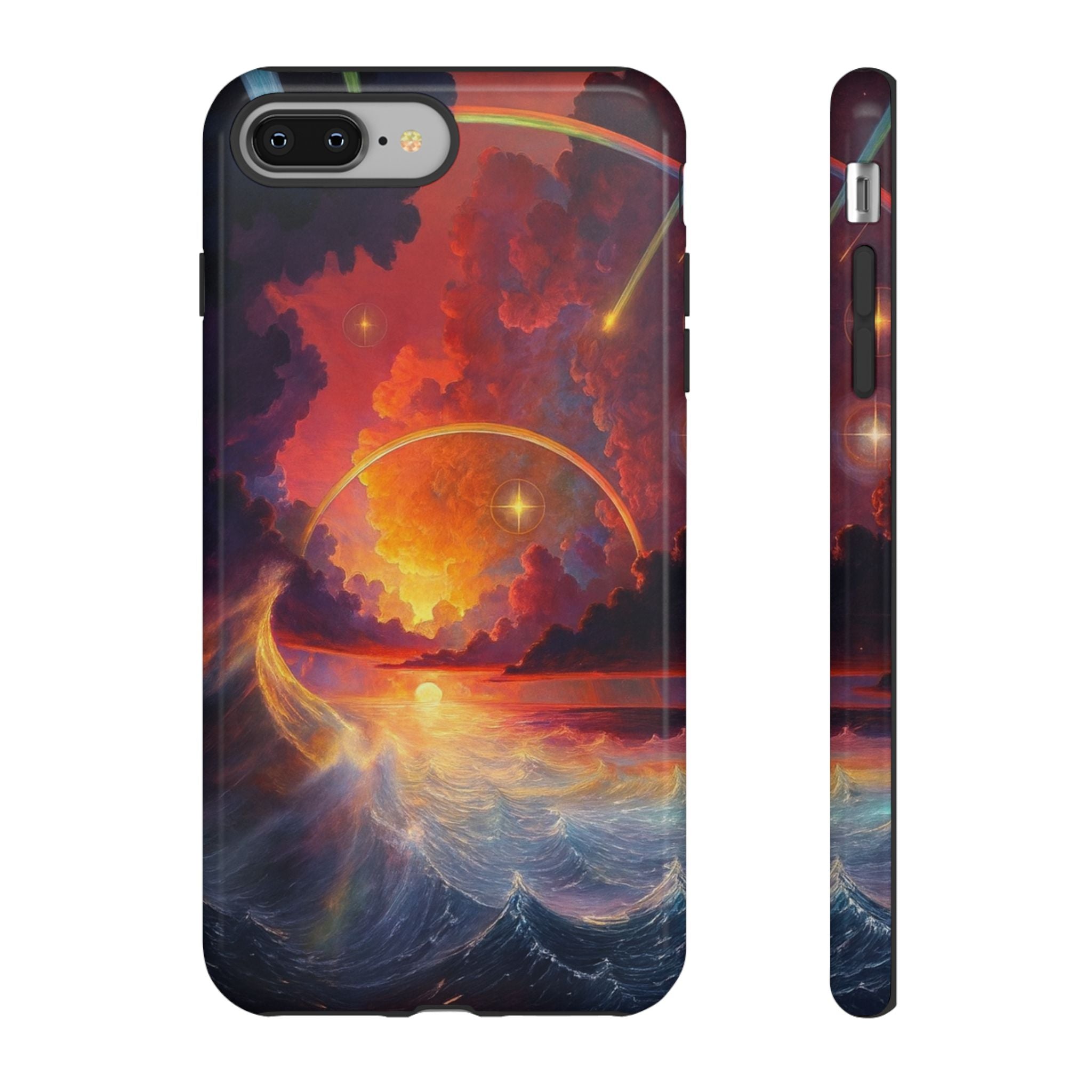 "Celestial Tides" – Printed Tough Phone Case