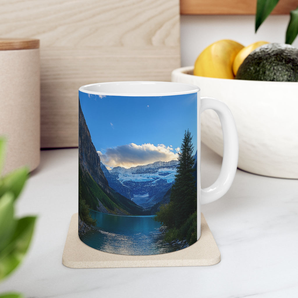 "Glacial Serenity" – Ceramic Mug