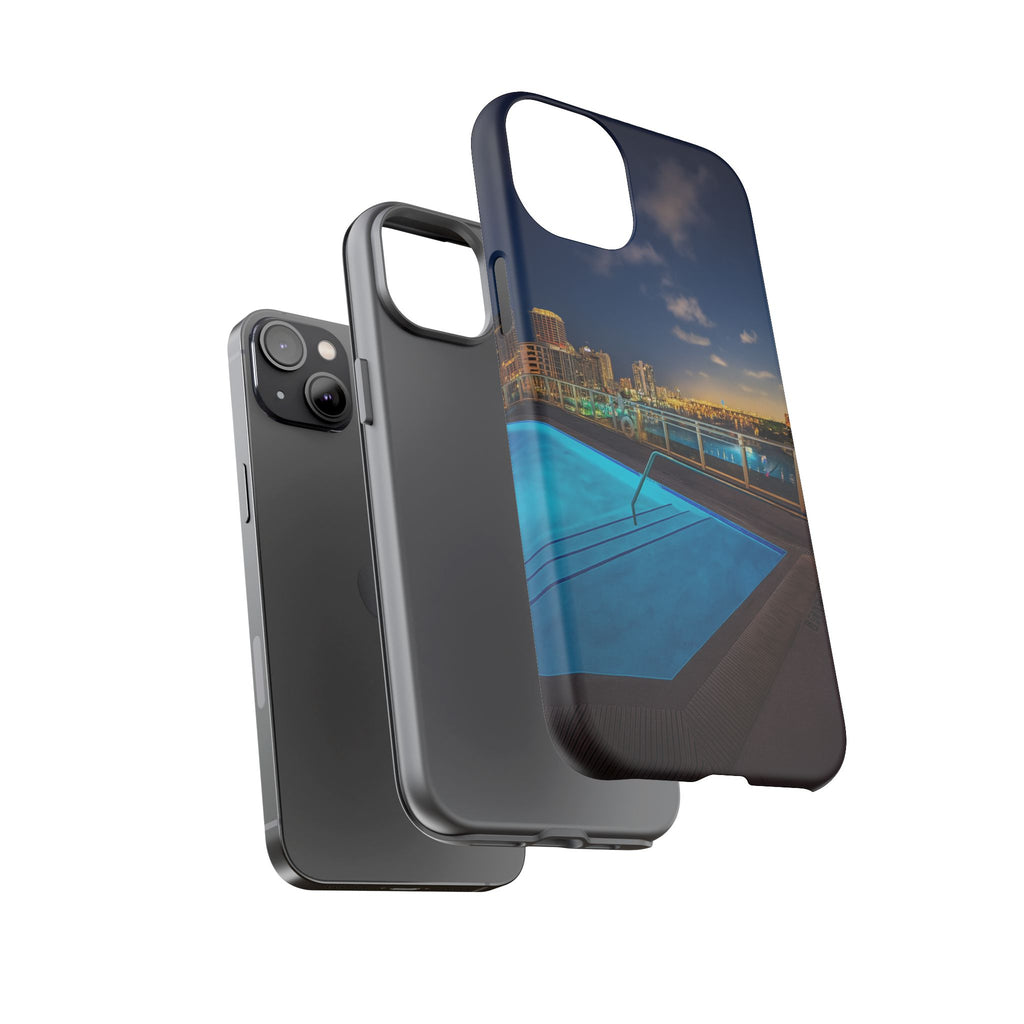 "Skyline Reflections" – Printed Phone Case