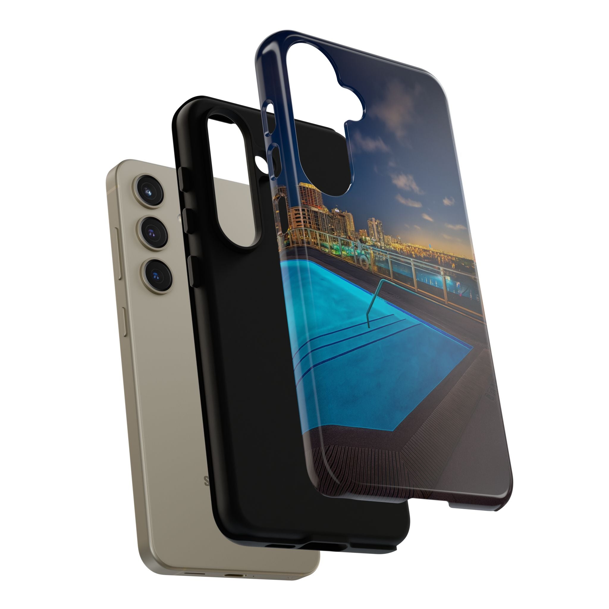 "Skyline Reflections" – Printed Phone Case